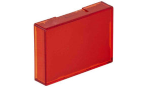 Omron A16L-JR, Red Rectangular Push Button Lens
