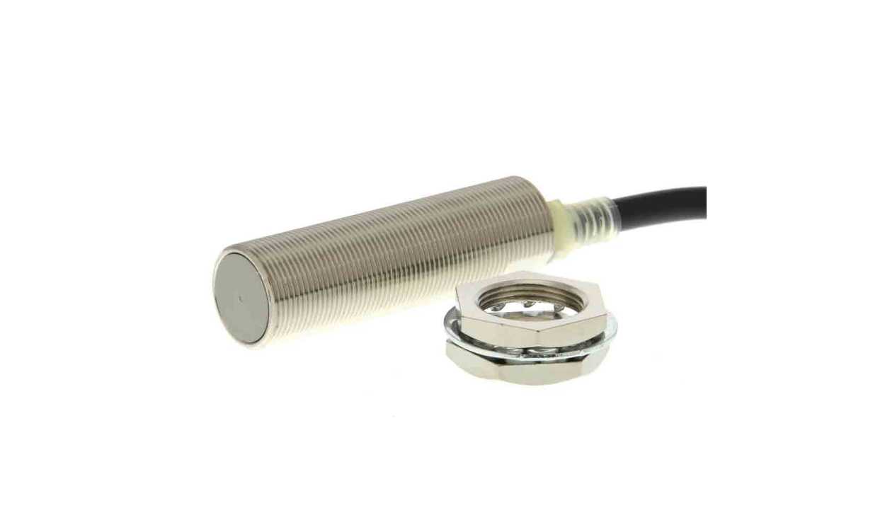 Omron E2E2-X5Y1 2M, Inductive Threaded Barrel Proximity Sensor, M18, 5 mm Detection, 2-Wire NO, 24 → 240 V ac - generaltechuae
