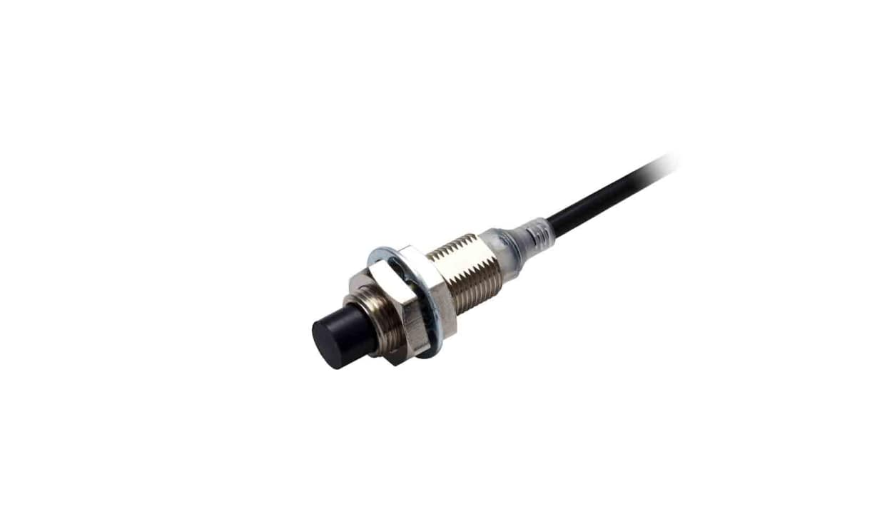 Omron E2E-X16MB1T12 2M, Inductive Threaded Barrel Proximity Sensor, M12, 16 mm Detection, PNP NO, 10 → 30 V dc - generaltechuae