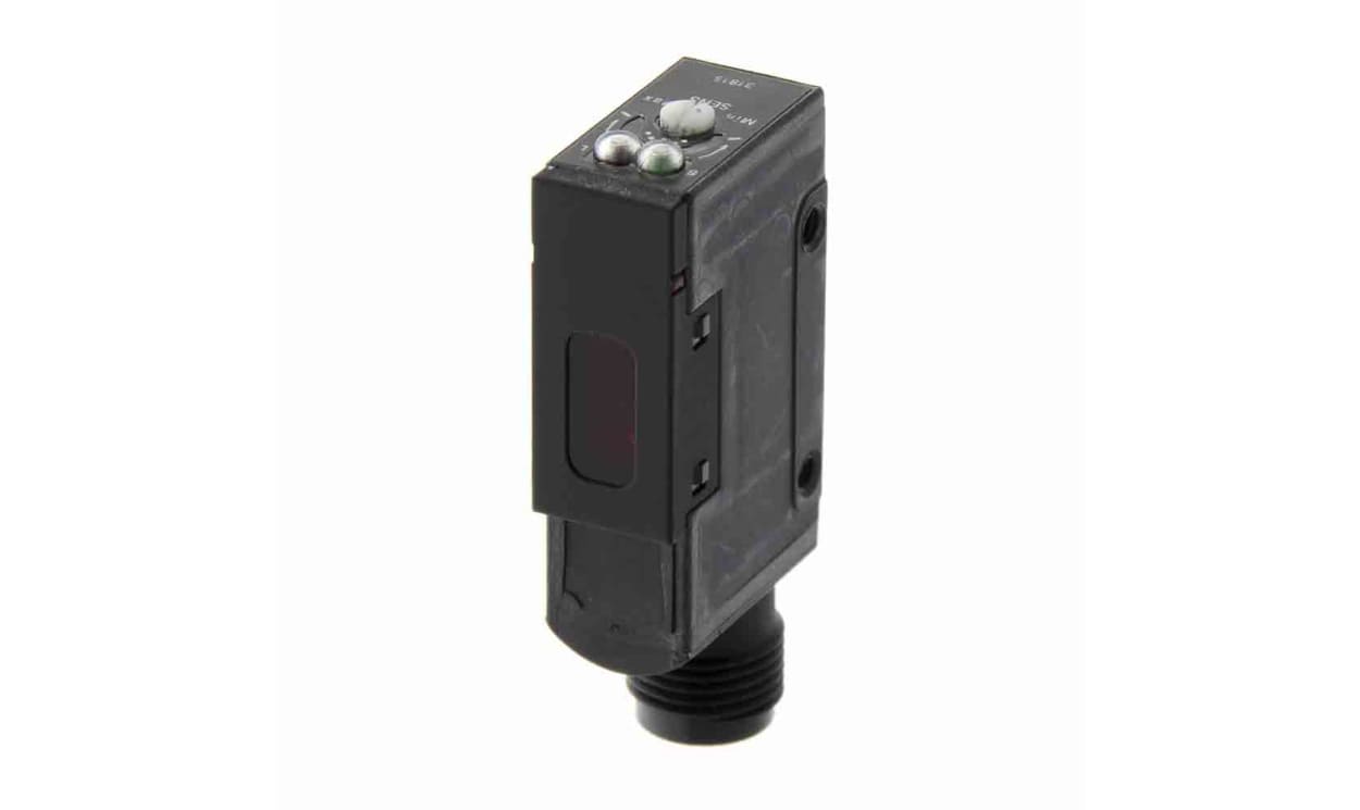 Omron E3S-R86, Retroreflective Photoelectric Sensor, Block Sensor, 100 mm Detection Range