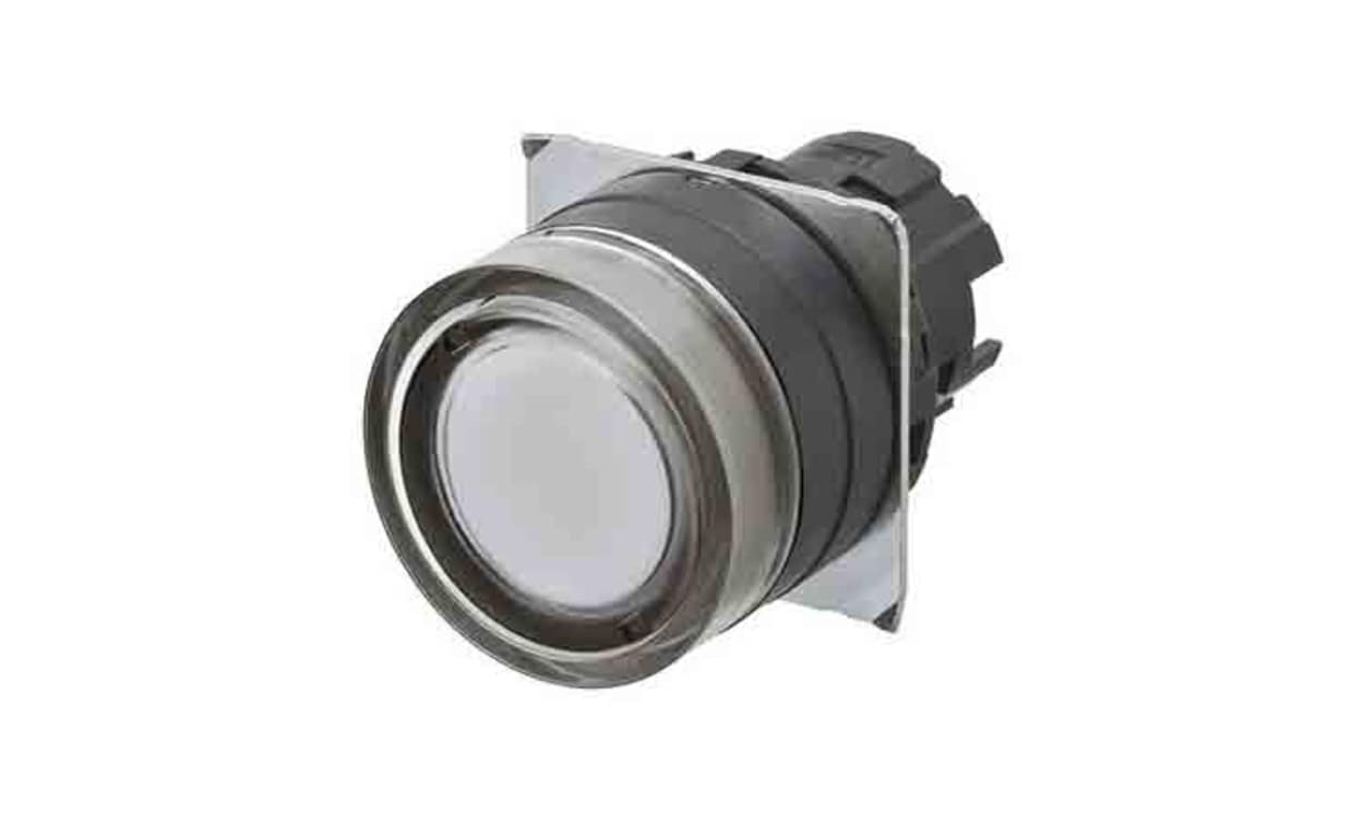 Omron A22NZ-BGM-TWA, A22NZ Series Momentary Push Button Head, 22mm Cutout