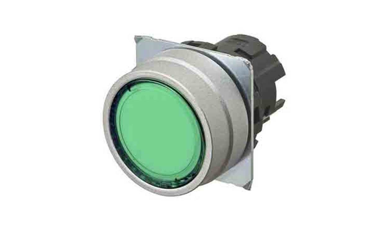 Omron A22NZ-MNM-TGA, A22NZ Series Momentary Push Button Head, 22mm Cutout