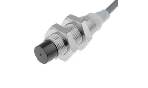 Omron E2A-S12KN08-WP-B1 2M, Inductive Threaded Barrel Proximity Sensor, M12, 8 mm Detection, PNP NO, 12 → 24 V dc