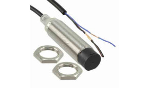 Omron E2B-M18LN16-WP-B1 2M, Inductive Threaded Barrel Proximity Sensor, M18, 16 mm Detection, PNP NO, 10 → 30 V dc