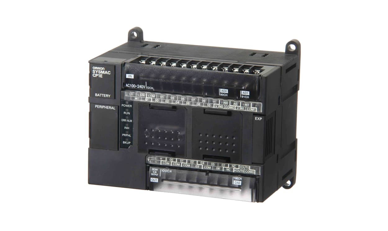 Omron CP1E-NA20DR-A, CP1E Series PLC CPU for Use with CP1E, DC Input Input - generaltechuae