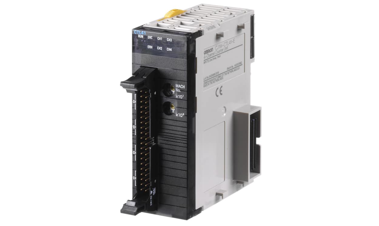 Omron CJ1W-CTL41-E, CJ1W Series Logic Control for Use with CJ1 Series, 4-Input, Incremental Encoder, Line Driver (RS-422), Open - generaltechuae