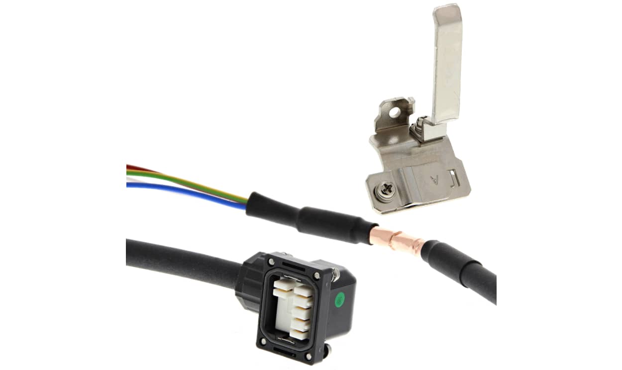 Omron R88A-CA1A015SF-E, Cable for Use with 1S Series Servo Motor with 230 V, 1.5m Length - generaltechuae