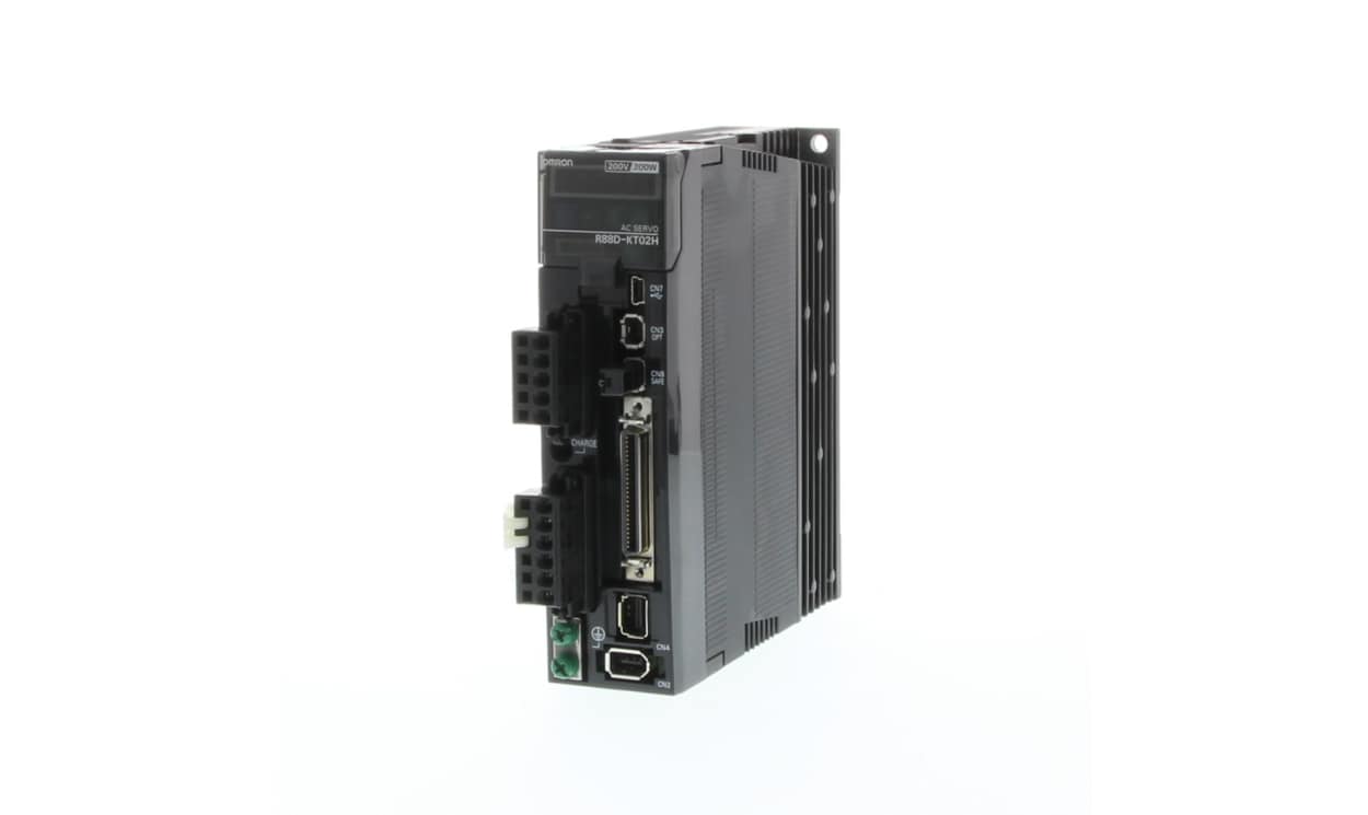 Omron R88D-KT04H, 0.4 kW Servo Drive, 1 Phase, 200 V - generaltechuae