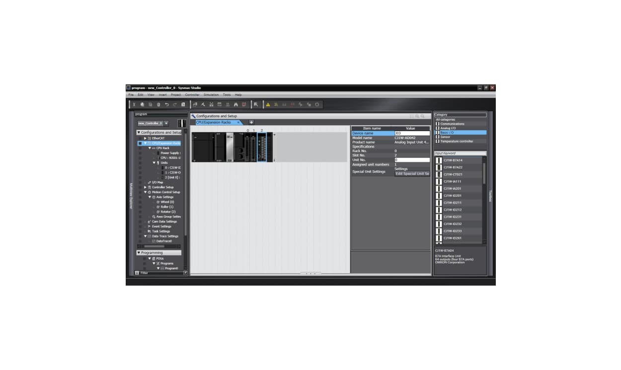 Omron SYSMAC-DE001L, Sysmac Studio Drive Edition Programming Software Software