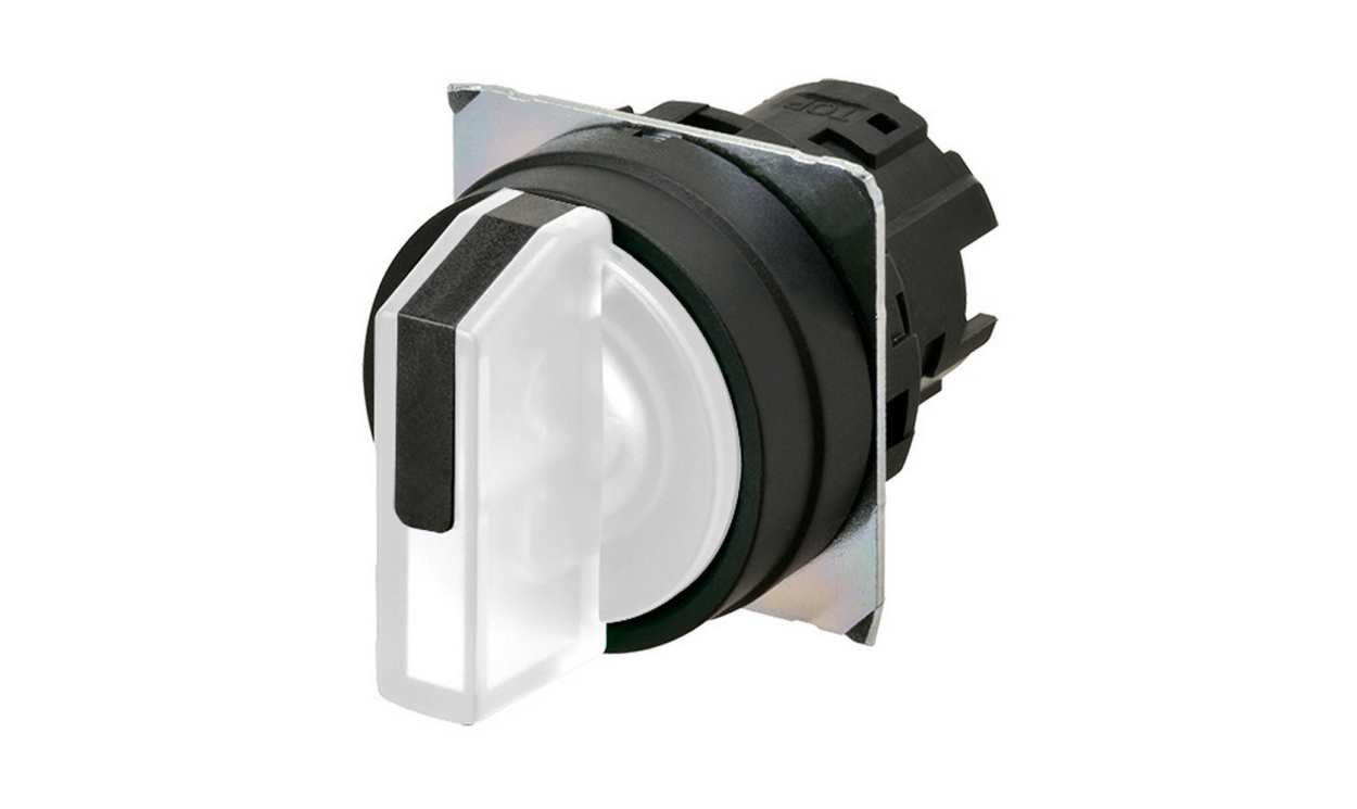 Omron A22NZ-3BM-TWA, A22NZ Series 3 Position Selector Switch Head, 22mm Cutout