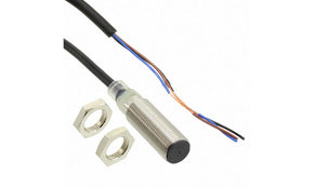 Omron E2B-M12KS02-WP-C1 2M, Inductive Threaded Barrel Proximity Sensor, M12, 2 mm Detection, NPN NO, 10 → 30 V dc