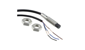 Omron E2B-S08KN04-WP-B1 5M, Inductive Threaded Barrel Proximity Sensor, M8, 4 mm Detection, PNP NO, 10 → 30 V dc