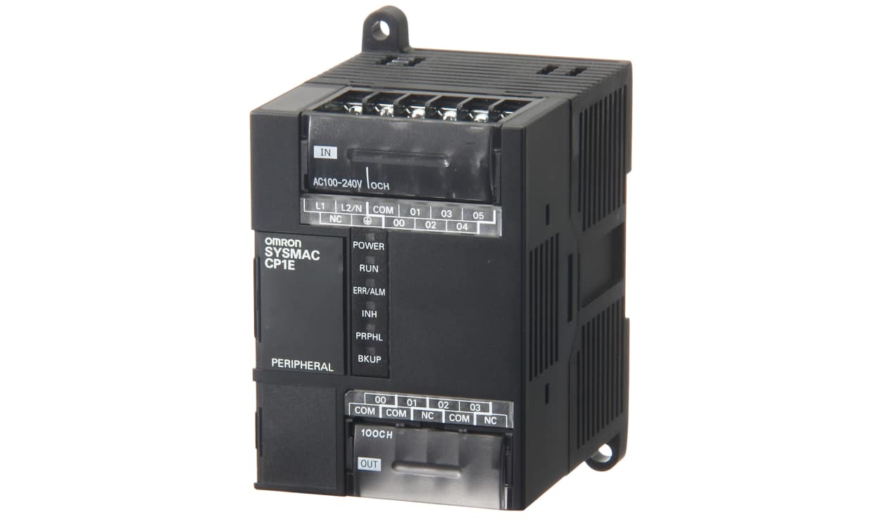 Omron CP1E-E10DR-A, CP1E Series PLC CPU, PNP/NPN Input - generaltechuae