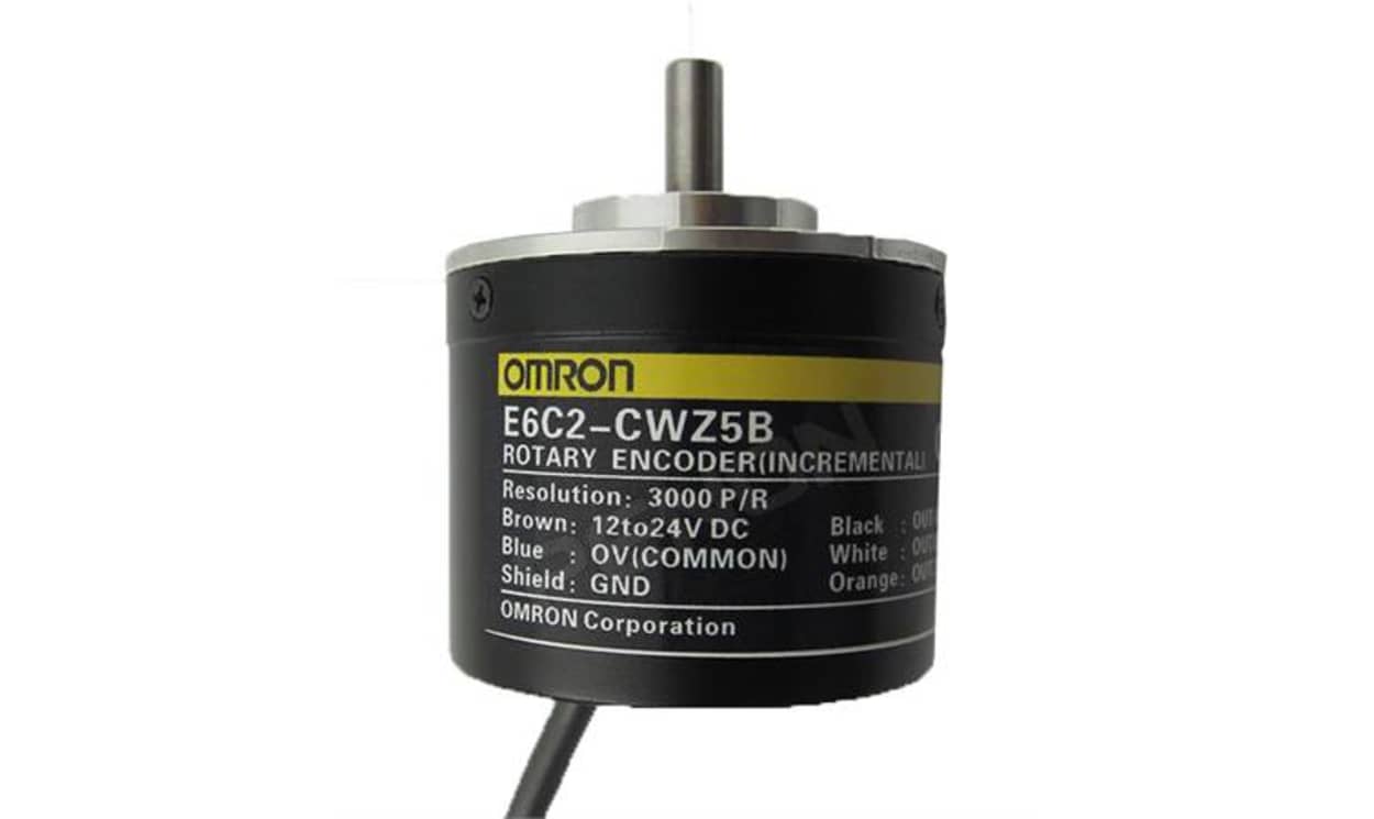 Omron E6C2-CWZ5B 500P/R 2M, Incremental Incremental Encoder, 500 ppr, PNP Open Collector Signal, Radial, Thrust Type - generaltechuae