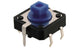 Omron B3F-5050, IP00 Blue Plunger Tactile Switch, SPST 50 mA Through Hole