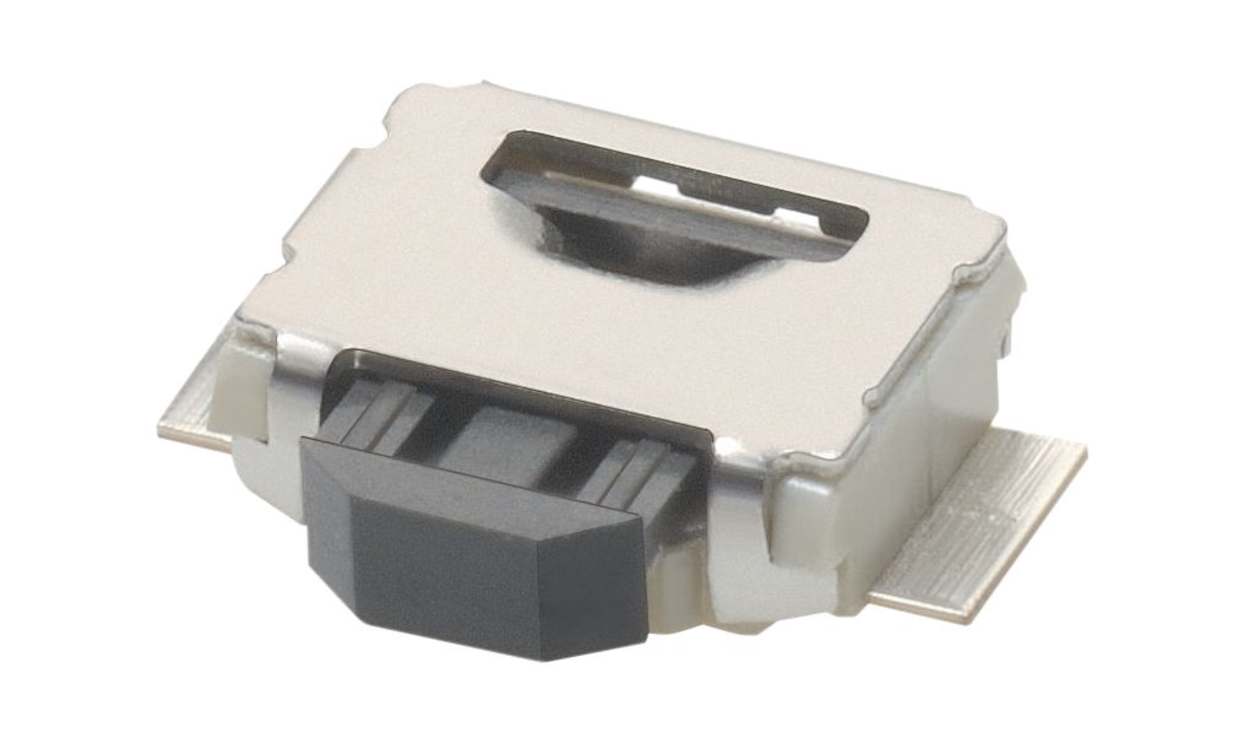 Omron B3U-3000P-B, IP40 Black Plunger Tactile Switch, SPST 50 mA Surface Mount