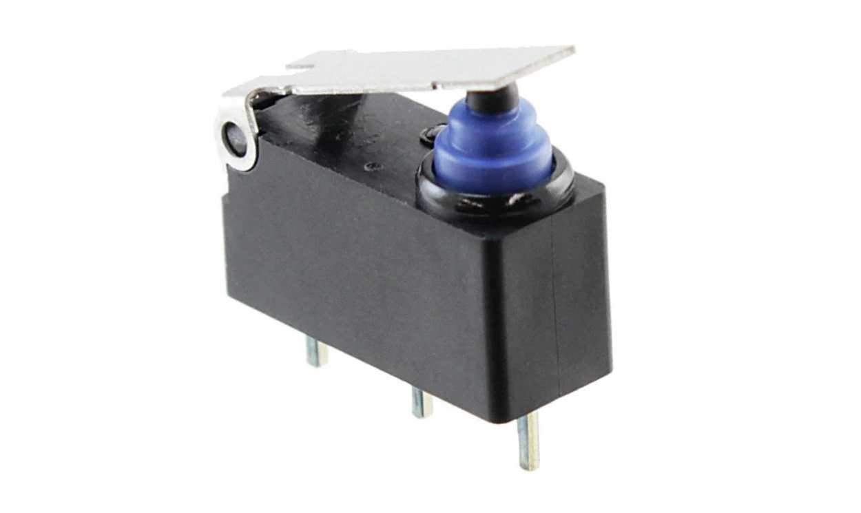 Omron D2HW-A211D BY OMR, Hinge Lever Microswitch, PCB Straight Terminal, 2 A, SPDT, IP67