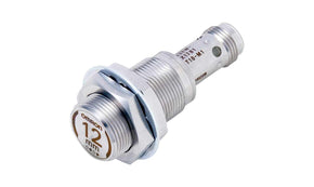 Omron E2EW-X12C118-M1, Inductive Threaded Barrel Proximity Sensor, M18, 12 mm Detection, NPN NO, 10 → 30 V dc