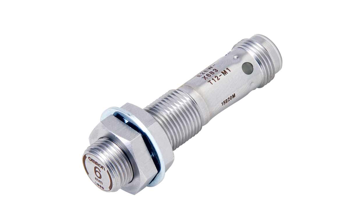 Omron E2EW-X6C112-M1, Inductive Threaded Barrel Proximity Sensor, M12, 6 mm Detection, NPN NO, 10 → 30 V dc - generaltechuae