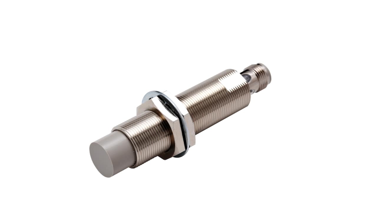 Omron E2E-X2B2L8 5M, Inductive Threaded Barrel Proximity Sensor, M8, 2 mm Detection, PNP NC, 10 → 30 V dc - generaltechuae