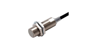 Omron E2E-X8C1L18 2M, Inductive Threaded Barrel Proximity Sensor, M18, 8 mm Detection, NPN NO, 10 → 30 V dc