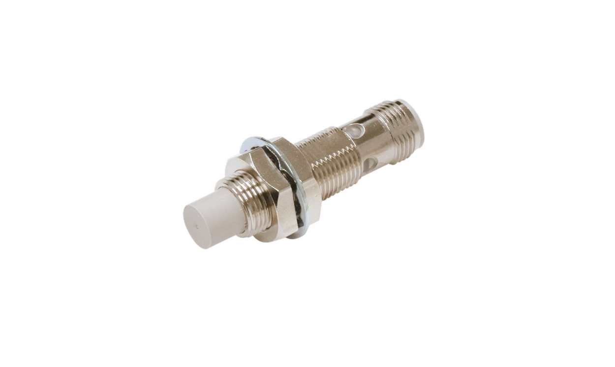 Omron E2E-X8MB3DL12-M1, Inductive Threaded Barrel Proximity Sensor, M12, 8 mm Detection, PNP NO+NC, 10 → 30 V dc - generaltechuae