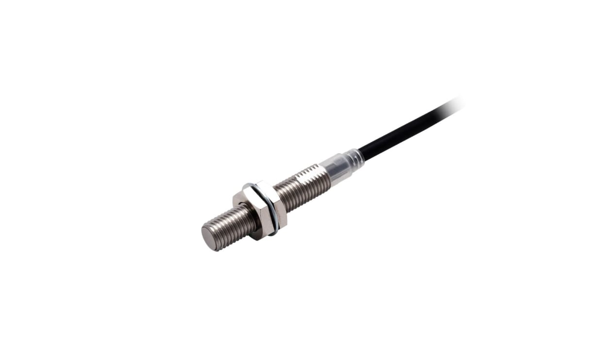 Omron E2E-X2C1L8 2M, Inductive Threaded Barrel Proximity Sensor, M8, 2 mm Detection, NPN NO, 10 → 30 V dc - generaltechuae