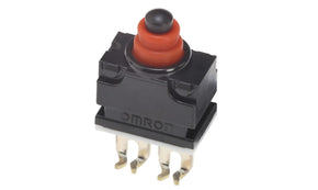 Omron D2GW-A02D, Pin Plunger Subminiature Micro Switch, Quick Connect Terminal, 1 mA, SPST -NC, IP67