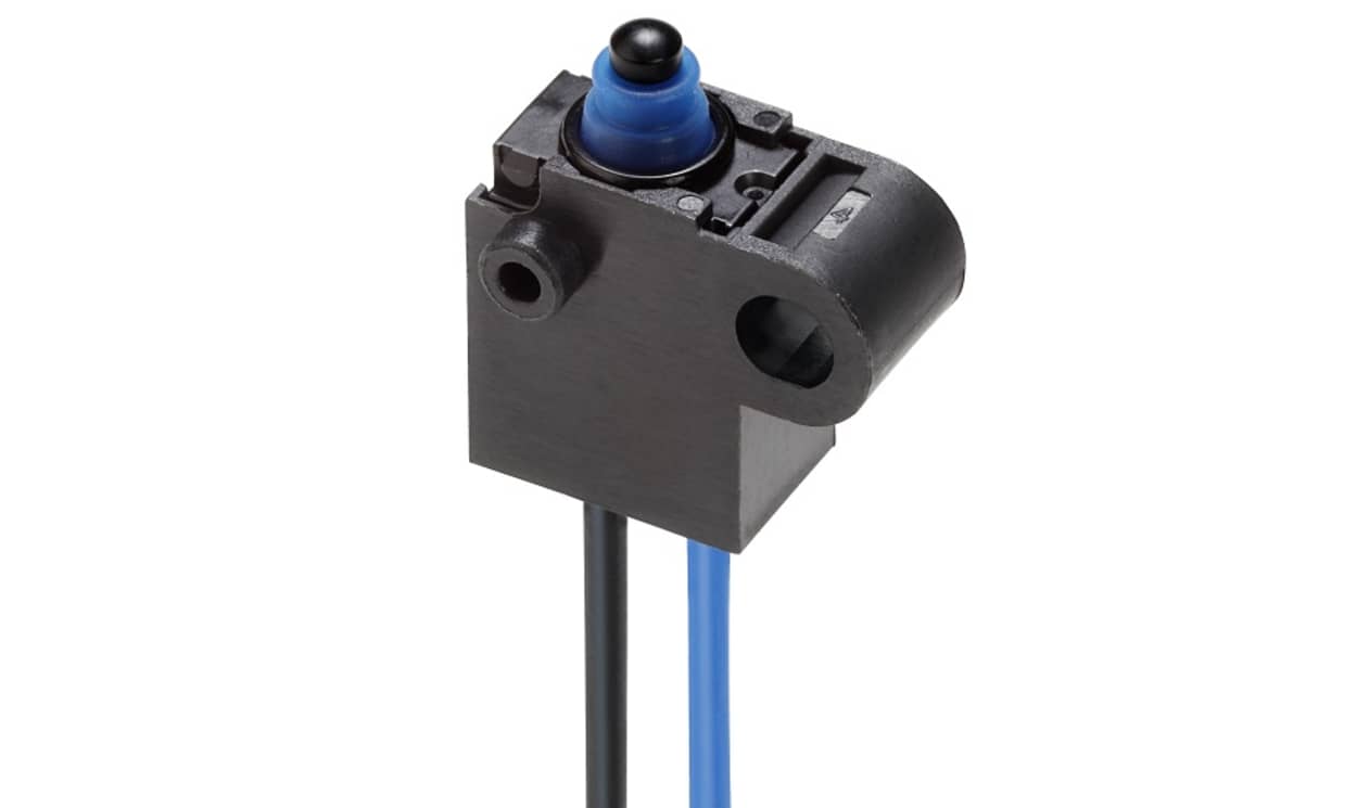 Omron D2GW-A12D, Pin Plunger Subminiature Micro Switch, Wire Lead Terminal, 1 mA, SPST -NO, IP67