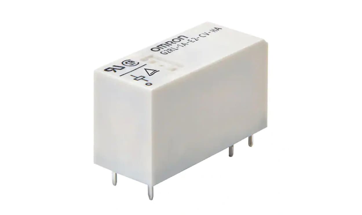 Omron G2RL-1A-E2-CV-HA DC12, PCB Mount Relay, 12V dc Coil, 23A Switching Current, SPST