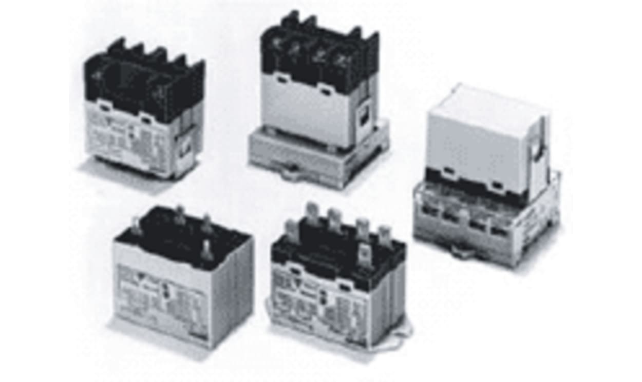 Omron G7L-2A-TUBJ DC12, Chassis Mount Power Relay, 12V dc Coil, DPST