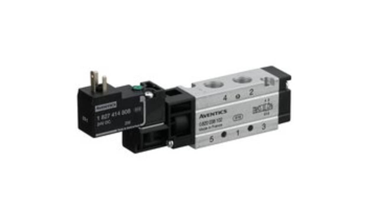 AVENTICS 0820038102 5/2-directional with Spring/Air Spring Return Spool Valve - Electrical G 1/8 WV02 Series