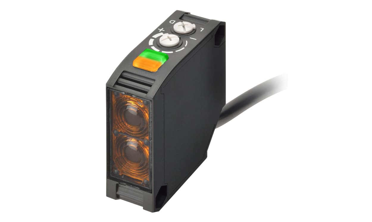 Omron E3JK-DR14 2M, Diffuse Photoelectric Sensor, Block Sensor, 300 mm Detection Range