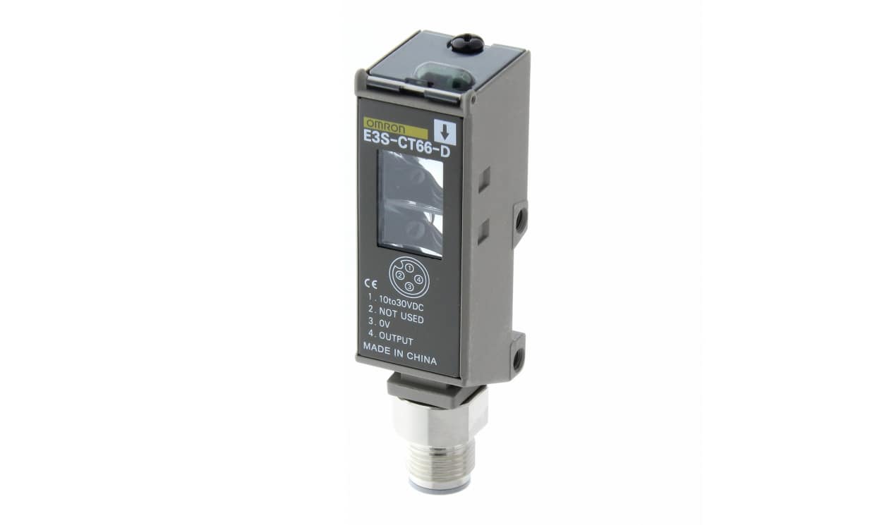 Omron E3S-CT66-D, Through Beam Photoelectric Sensor, Block Sensor, 30000 mm Detection Range