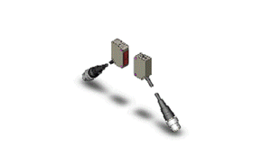 Omron E3ZM-CT81-M1TJ 0.3M, Through Beam Photoelectric Sensor, Rectangular Sensor, 15000 mm Detection Range