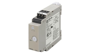 Omron H3DK-HBL 24-48VAC/DC, DIN Rail Mount Timer Relay, 24-48V ac/dc, 2-Contact, 1 → 120s, 1-Function, SPDT