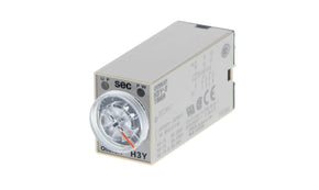 Omron H3Y-2 DC24 30S, Plug In Timer Relay, 24V dc, 4-Contact, 30s, 1-Function, DPDT - generaltechuae