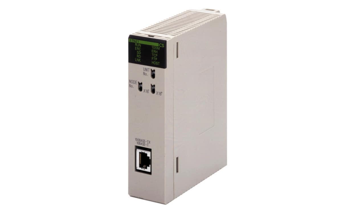 Omron CS1W-ETN21, CS1 Series Ethernet Module for Use with Control Network - generaltechuae