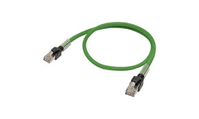 Omron XS6W-5PUR8SS1500CM-G, , 15m Cat5, Green RJ45 to RJ45, None, Terminated