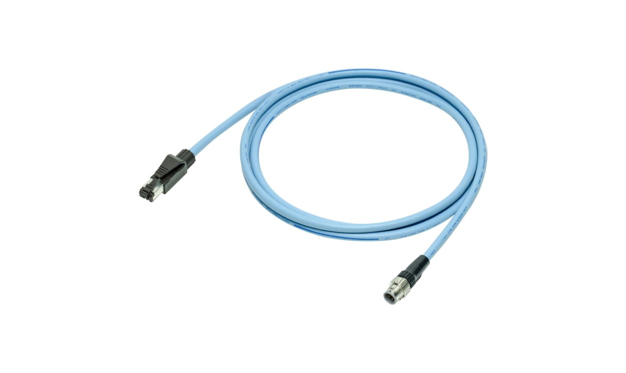 Omron FQ-WN015-E, , 15m, Blue, Terminated
