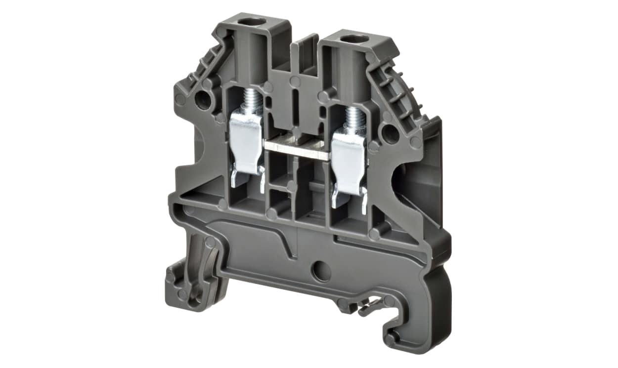 Omron XW5T-S4.0-1.1-1, XW5T Series Grey, 1-Level, Screw Termination