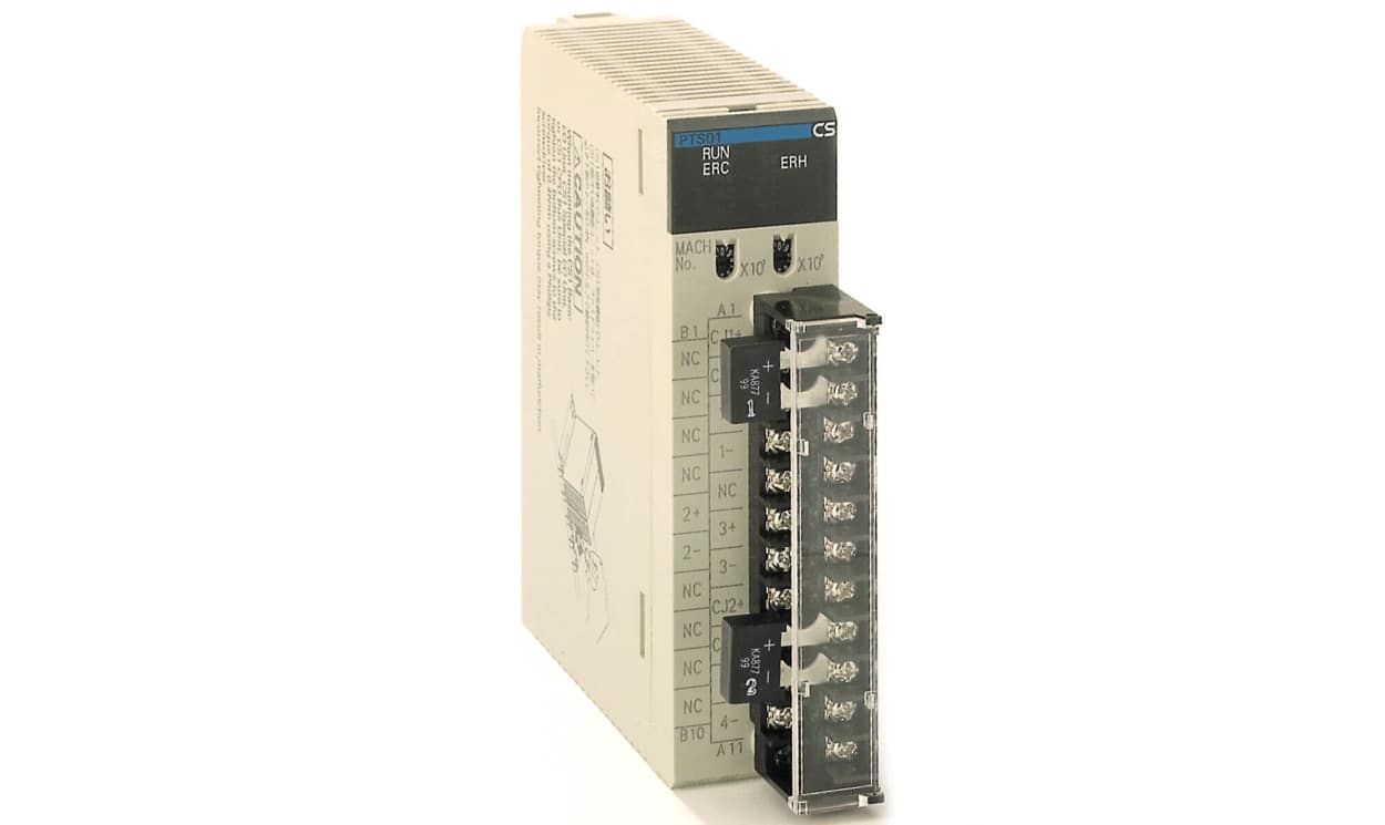 Omron CS1W-PTS56, CS1W-PTS Series PLC I/O Module, 8-Input, Thermometer Input Unit Input