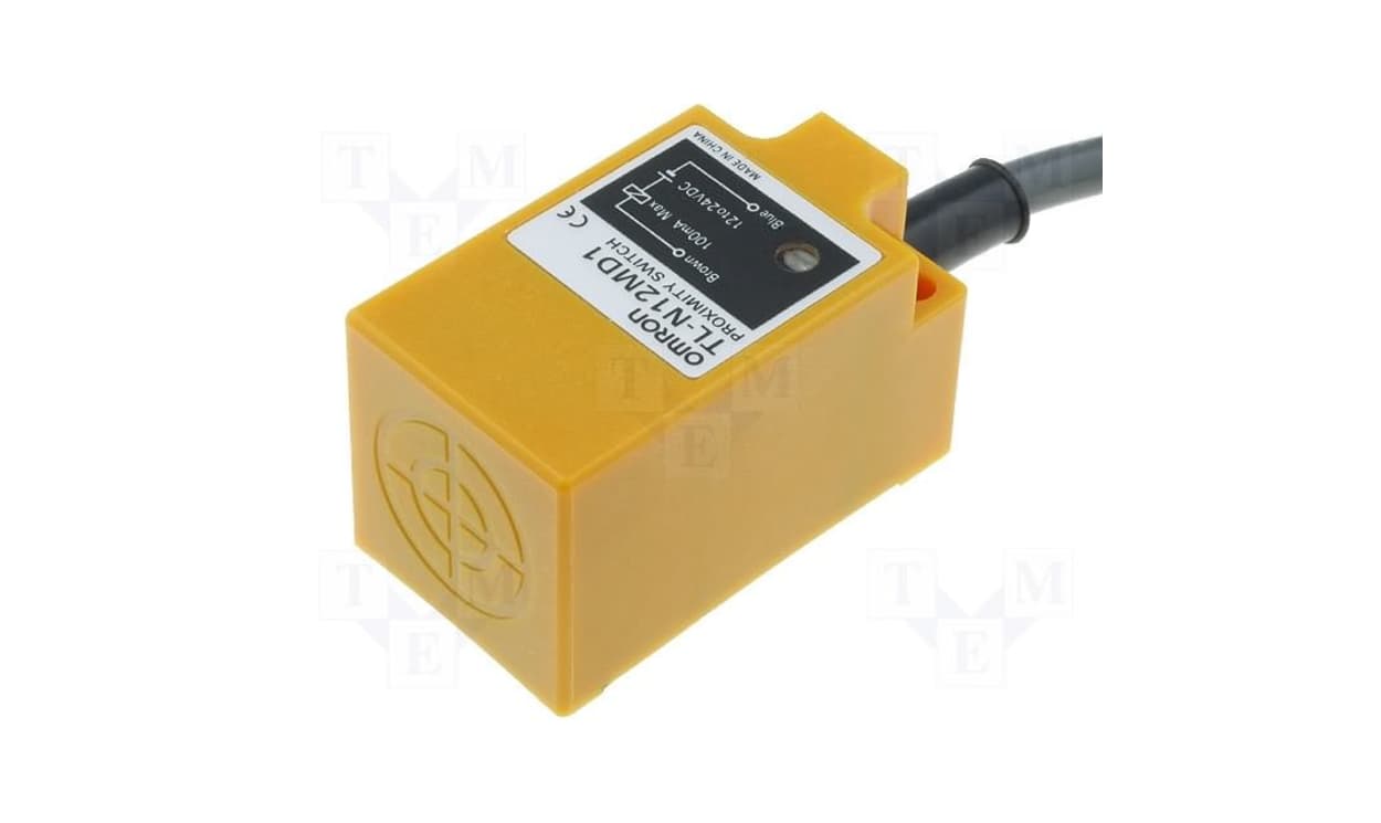 Omron TL-N12MD1 2M, Capacitive Rectangular Proximity Sensor, 12 mm Detection, 2-Wire NO, 12 → 24 V dc - generaltechuae