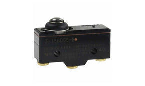 Omron Z-15GD55-B, Z Series Spring Plunger Limit Switch, NO/NC, IP62, SPDT, Plastic Housing, 500V ac ac Max, 15A Max