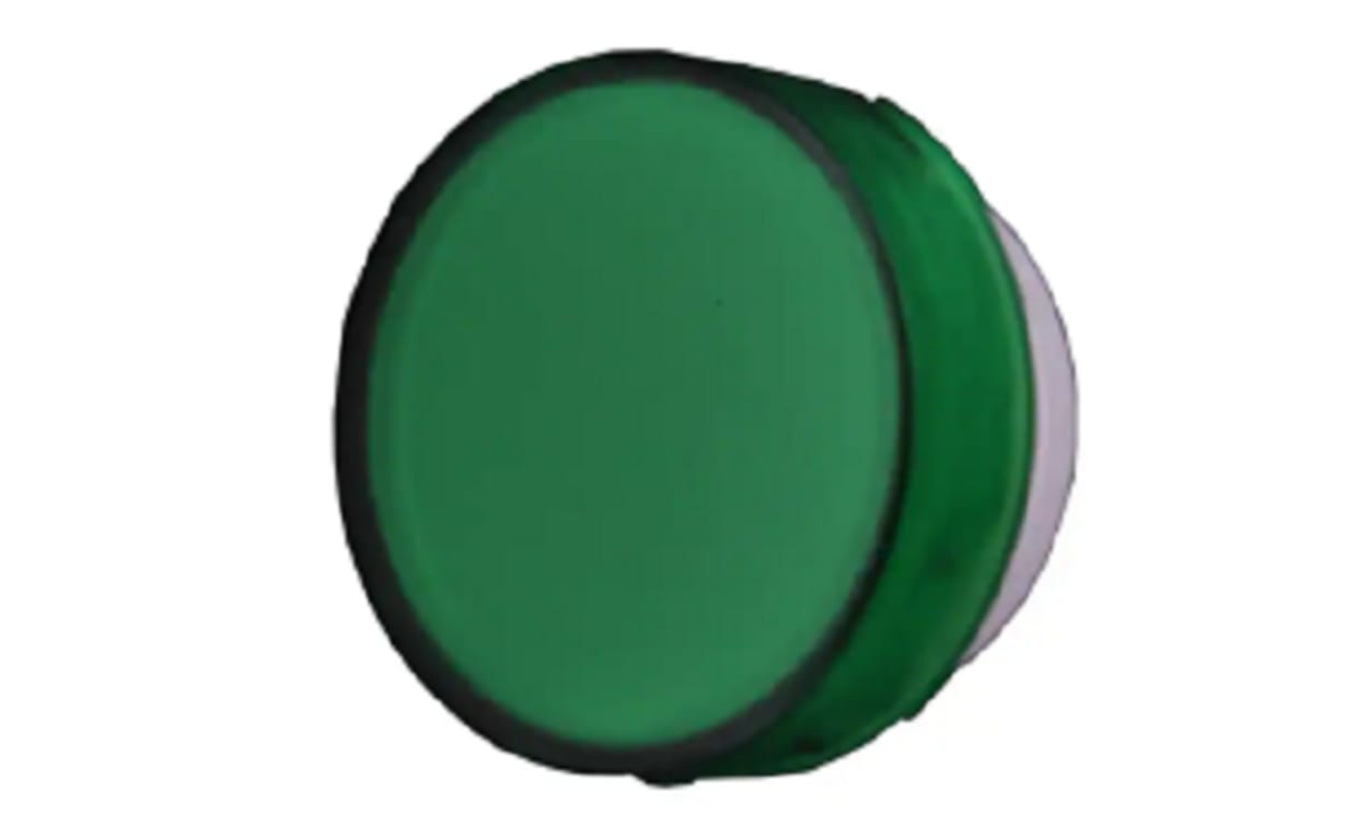 Omron A16L-TG, A16 Series Illuminated Push Button Switch, Panel Mount, Green LED, IP40