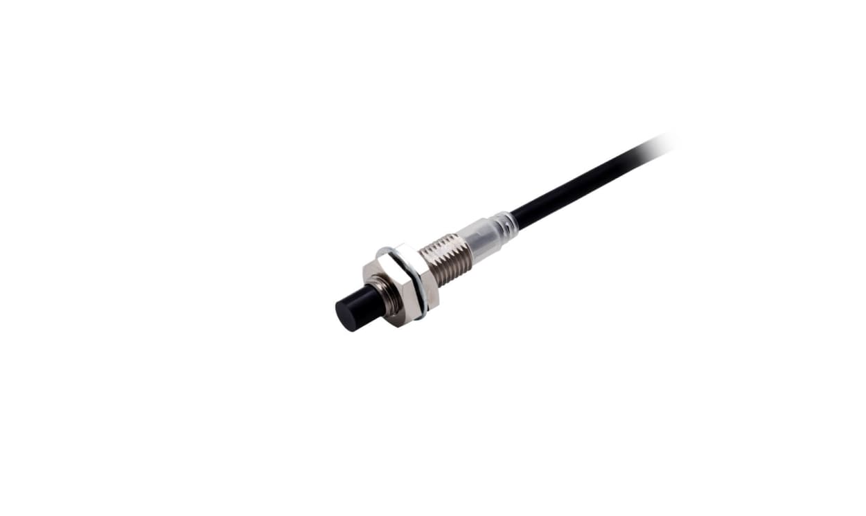Omron E2E-X6MD18 5M, Inductive Threaded Barrel Proximity Sensor, M8, 6 mm Detection, 2-Wire NO, 10 → 30 V dc - generaltechuae