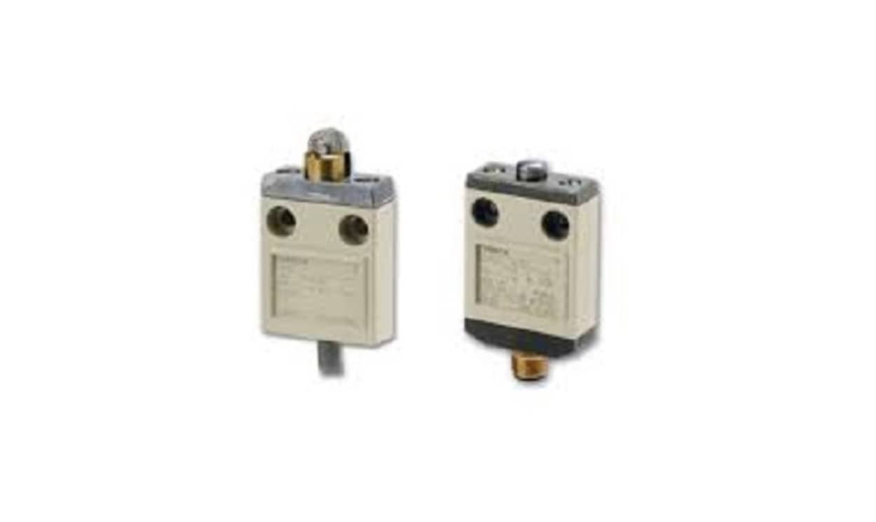 Omron D4C-1G01 5M, Plunger Limit Switch, CO, IP67, SPDT, Metal Housing, 250V ac Max, 5A Max