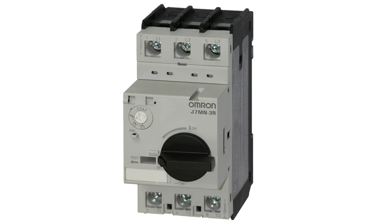Omron J7MN-3R-E25, 250 mA 3R Motor Protection Circuit Breaker, 3-400V - generaltechuae