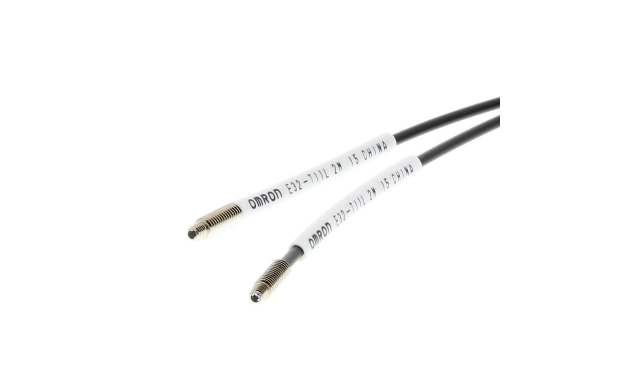 Omron E32-T11L 2M, Through Beam Photoelectric Sensor, Cylindrical Sensor, 3900 mm Detection Range