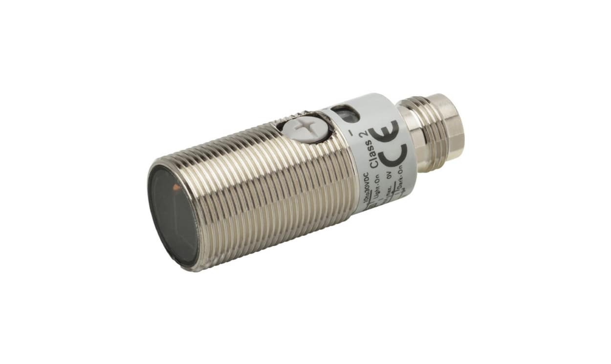 Omron E3FB-DN22, Diffuse Photoelectric Sensor, Cylindrical Sensor, 300 m Detection Range - generaltechuae